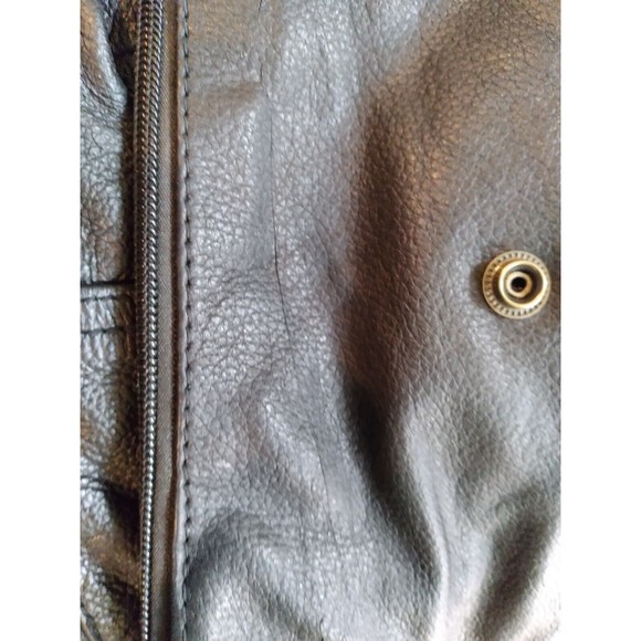 M-BOSS Black Premium Leather Conceal Carry Armored Motorcycle Jacket Lined XL - Picture 6 of 16